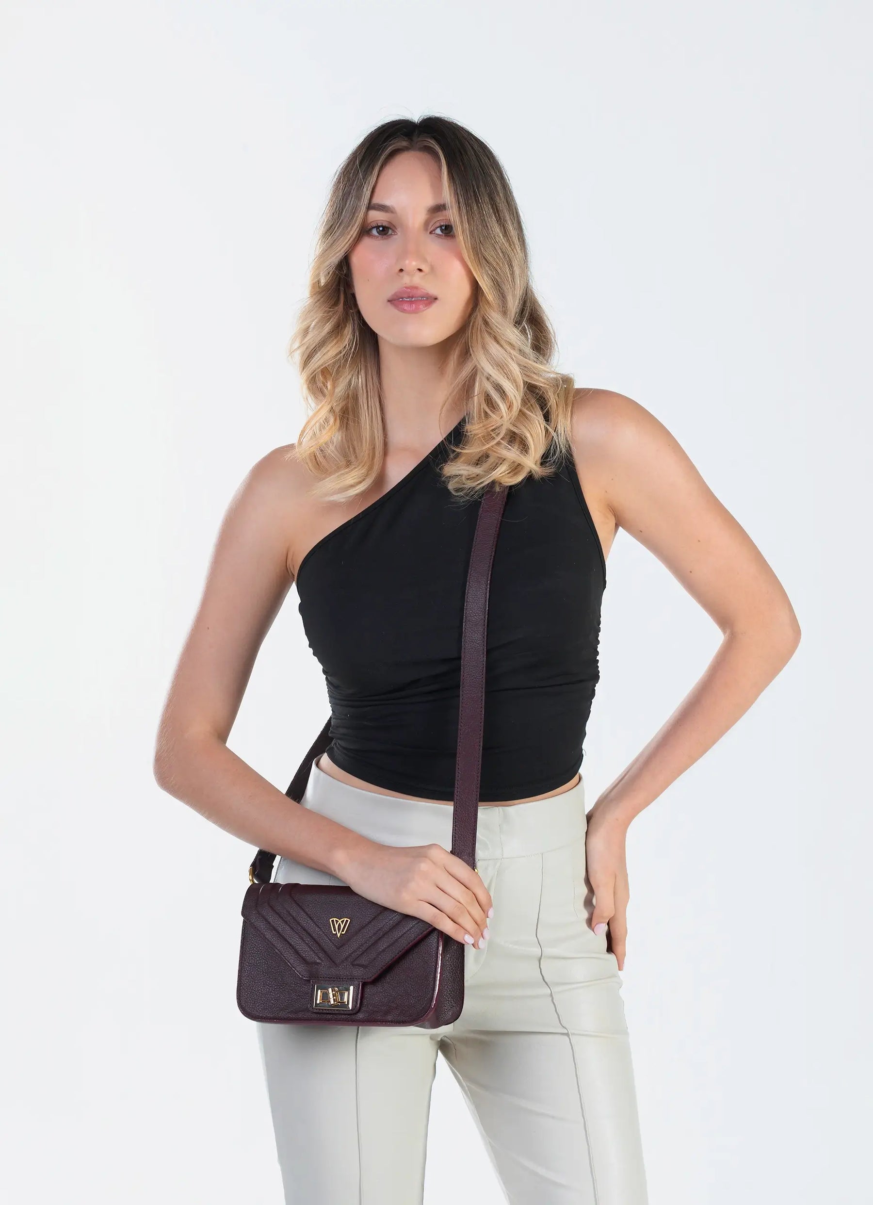 Split crossbody bag