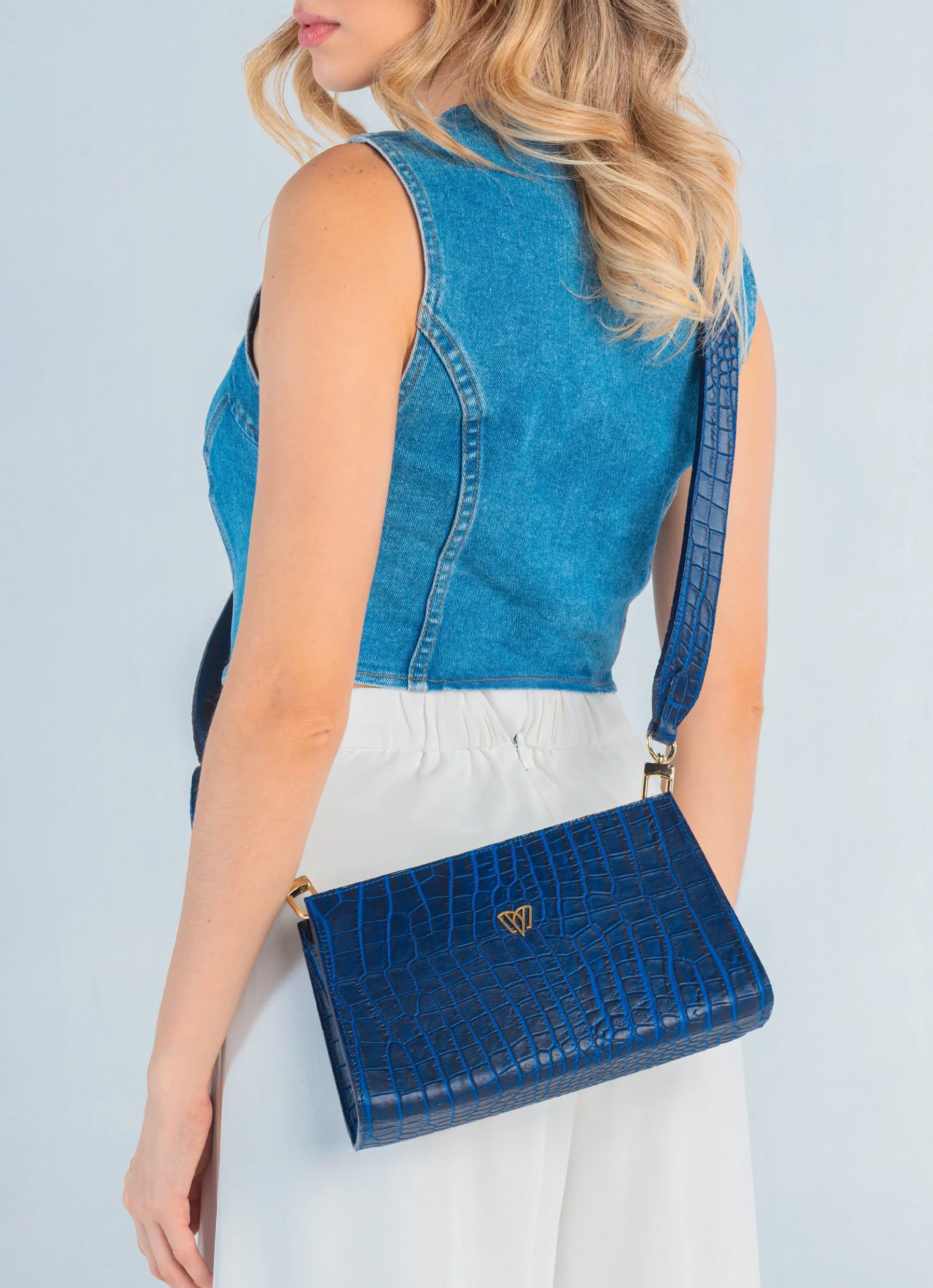 Selena Crossbody purse | Crocodile