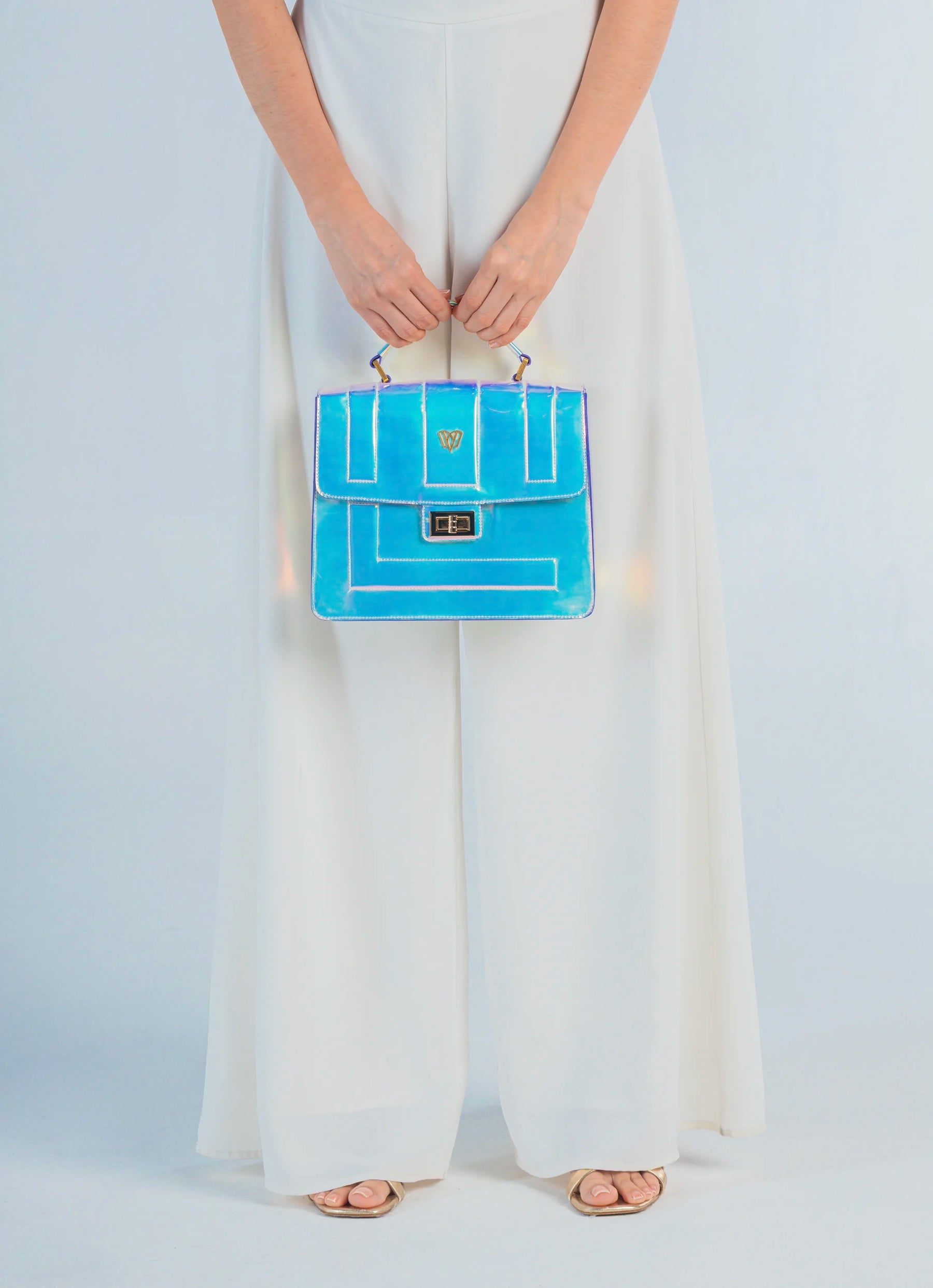 Pilar Small Satchel Bag | Iridescent