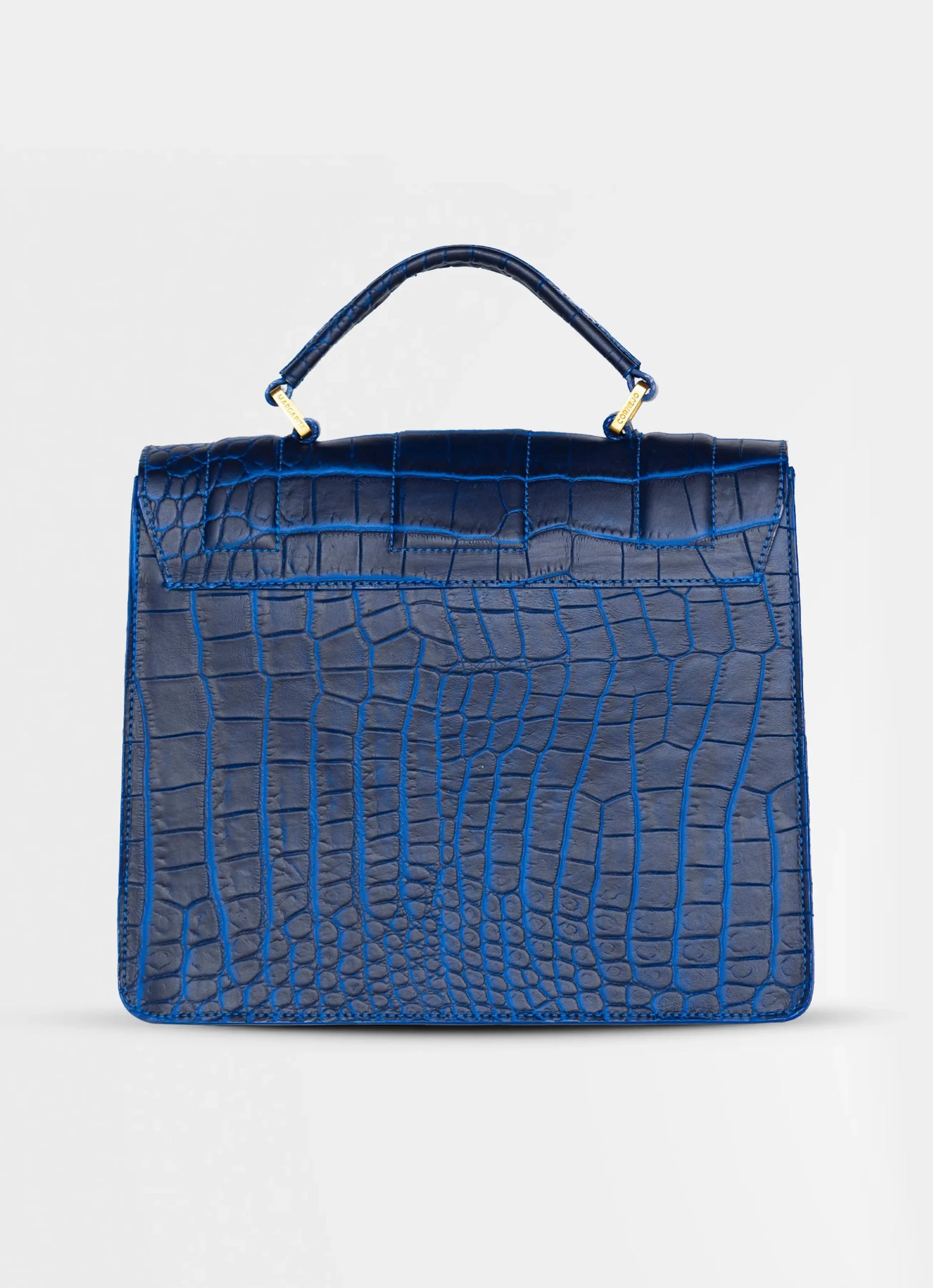 Pilar Small Satchel Bag | Crocodile