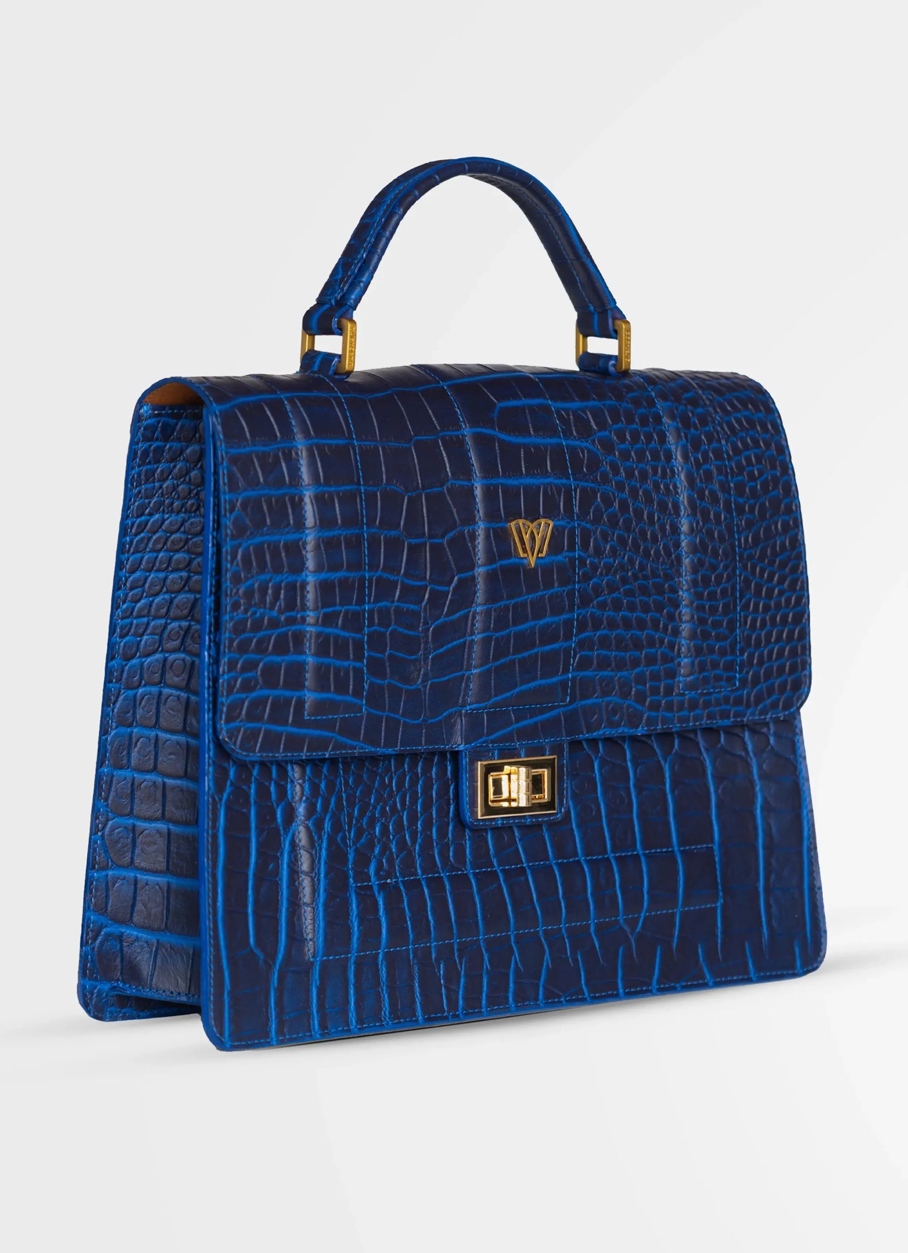 Pilar Satchel Bag | Crocodile