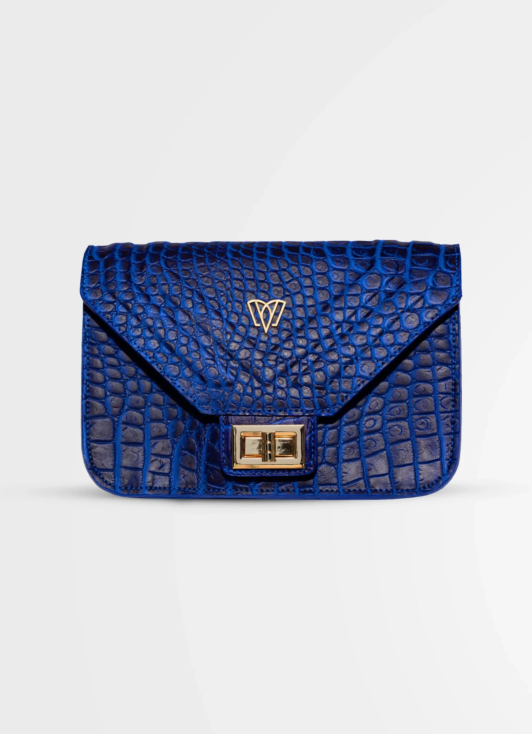 Split crossbody bag | Crocodile