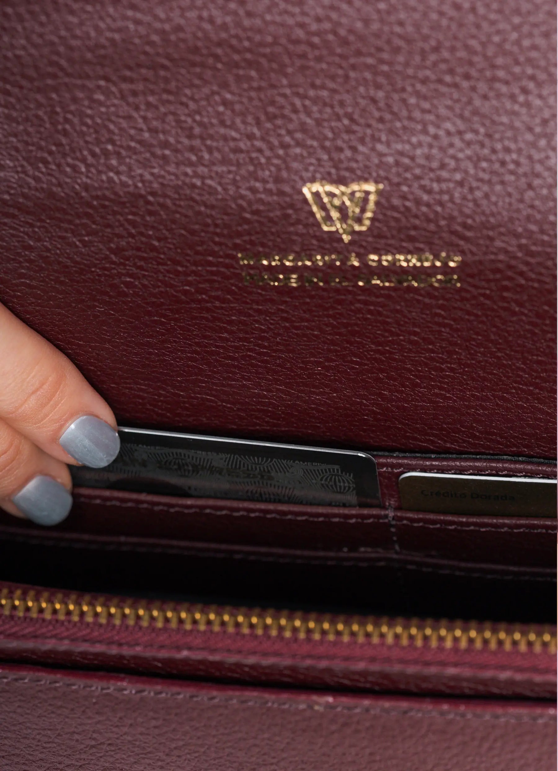 Split crossbody bag