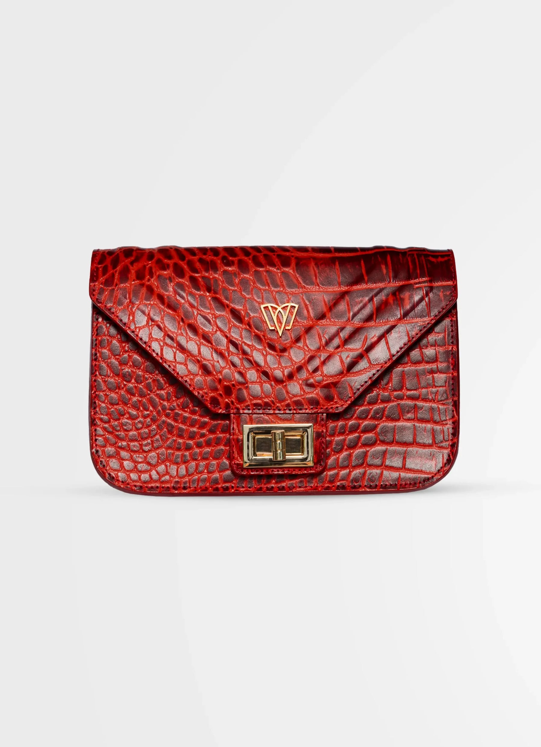 Split Mini Flap Bag | Crocodile