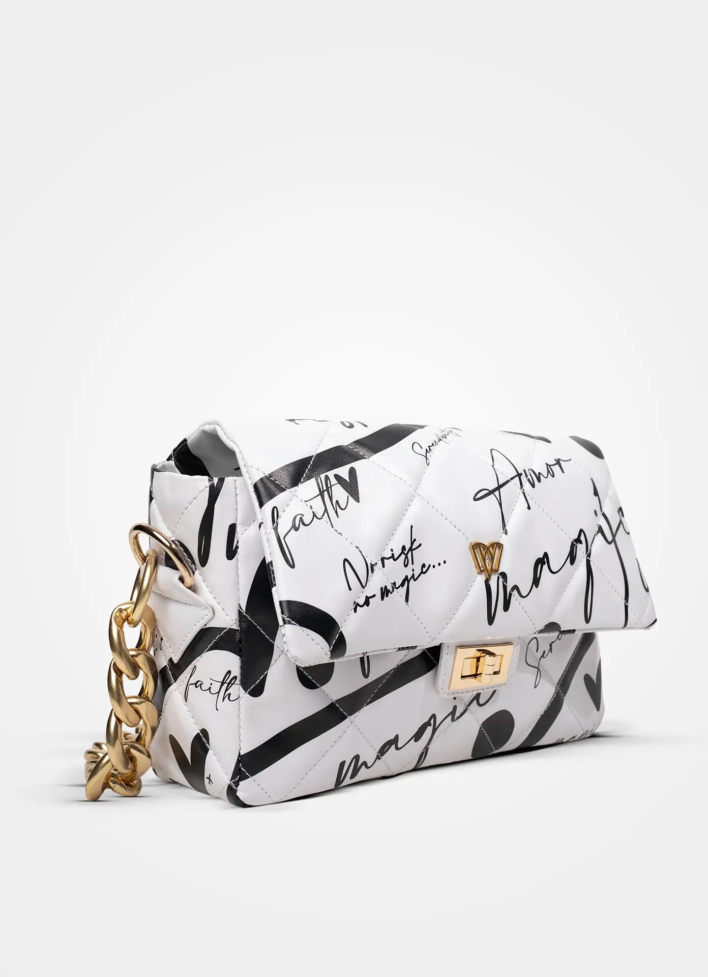 Serendipity Flap Bag | Love Print