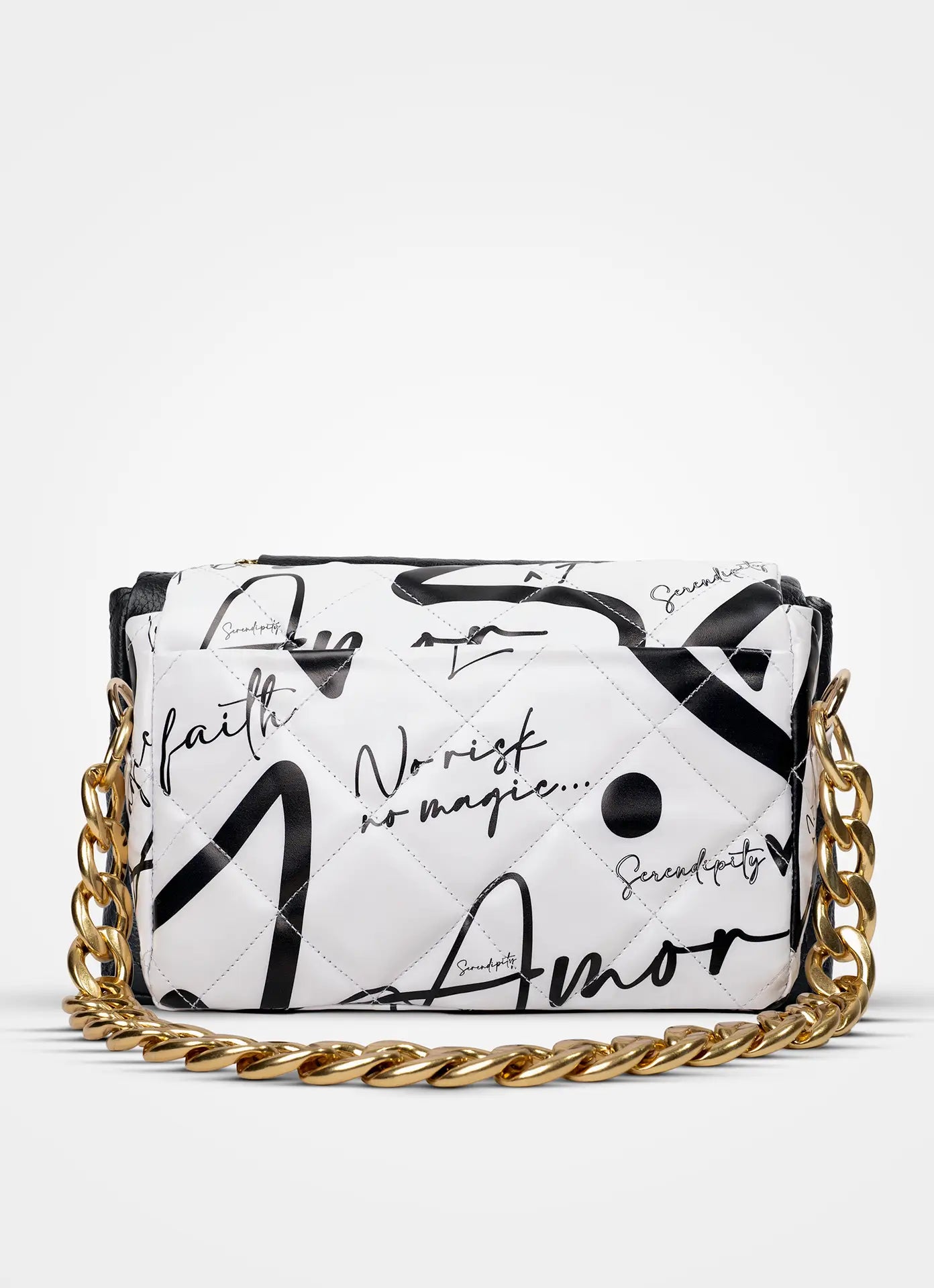 Serendipity Flap Bag | Love Print