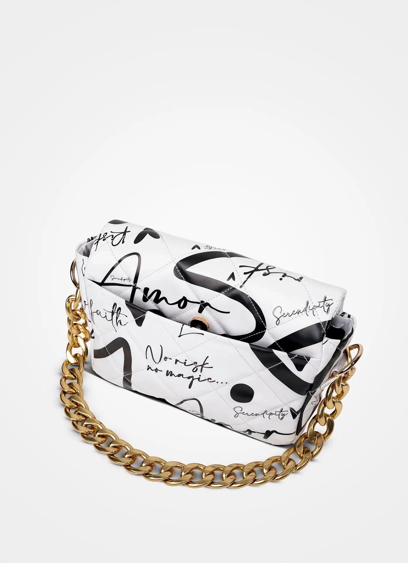 Serendipity Flap Bag | Love Print