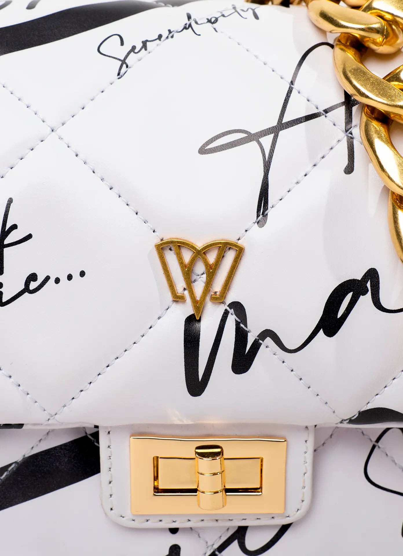 Serendipity Flap Bag | Love Print