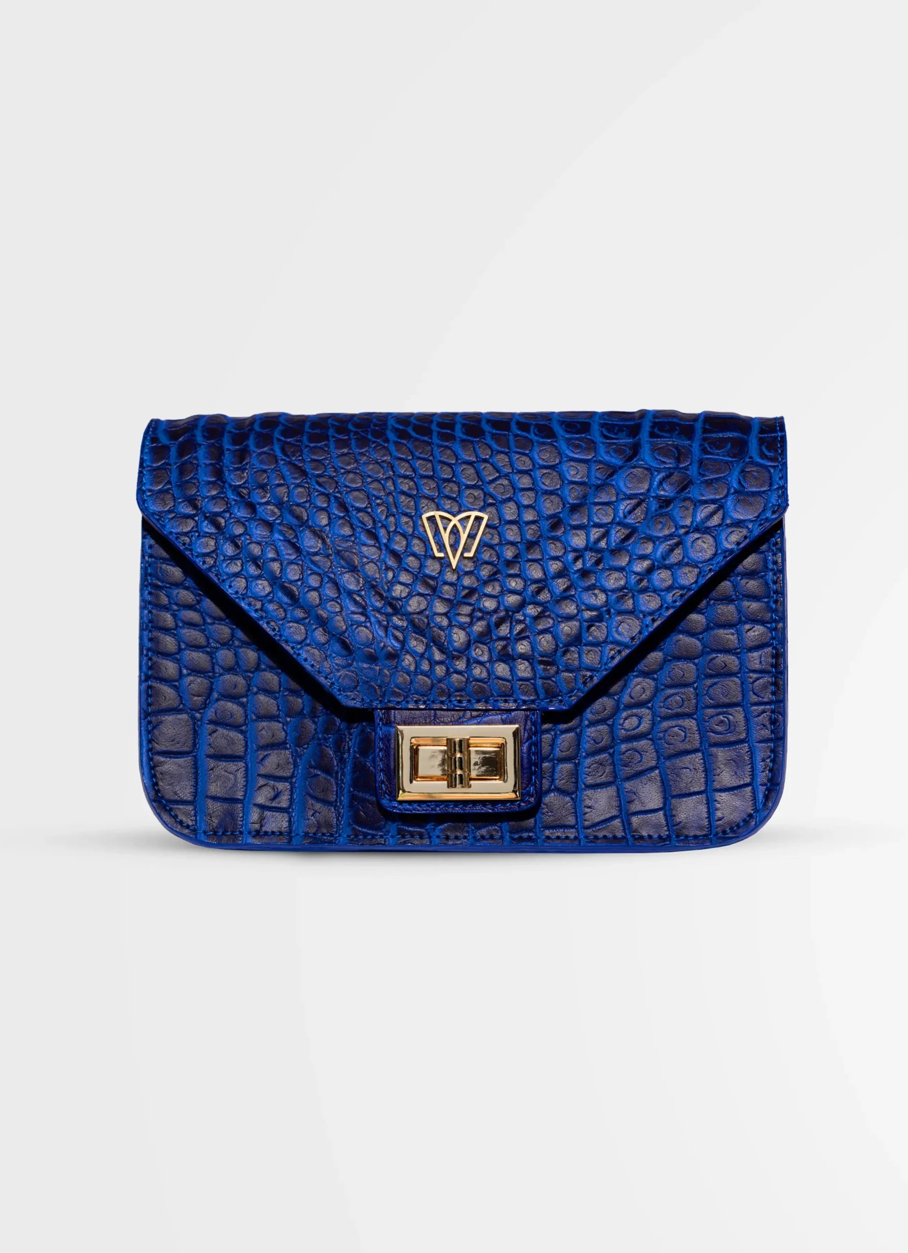 Minibolso con solapa dividida | Cocodrilo