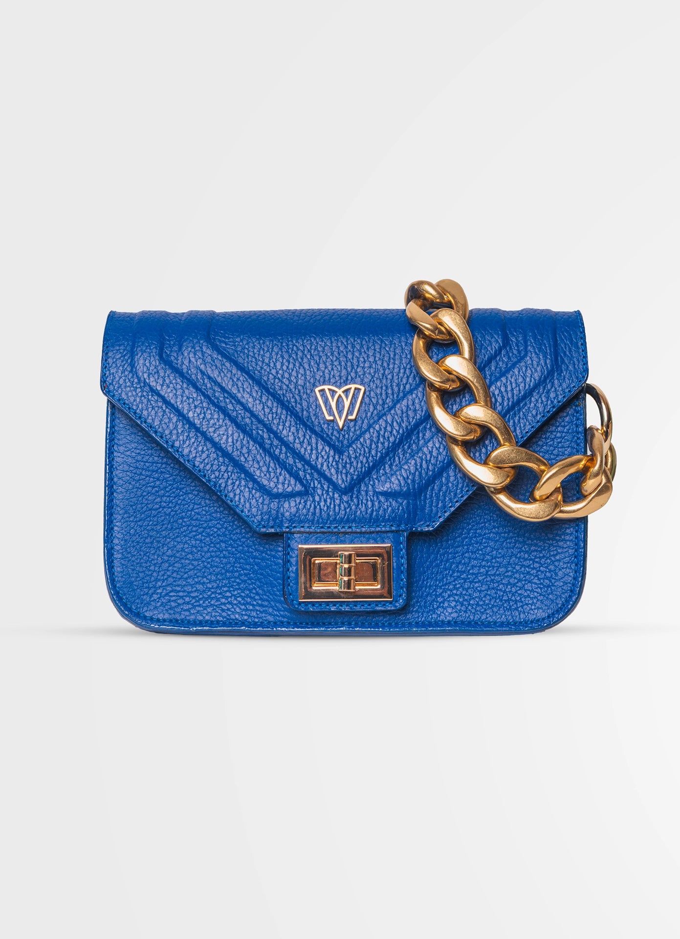 Bolso Mini Flap Dividido con Cadena Gruesa