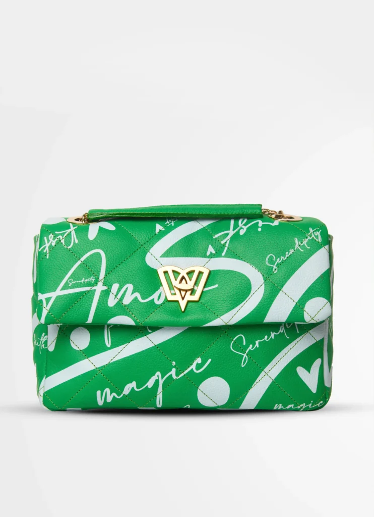 Serendipity Double Chain | Love Print<span> - </span>Blanco y verde