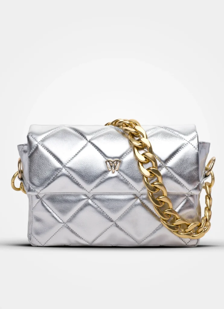 Serendipity Flap Bag | Metallic<span> - </span>Plateado