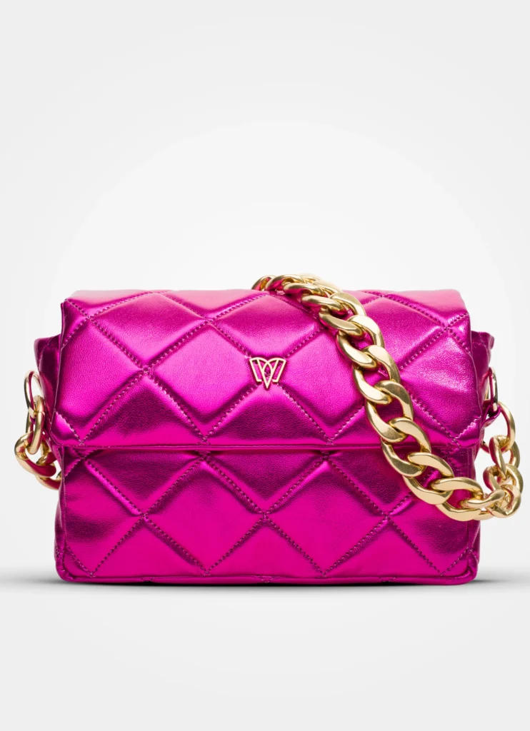 Serendipity Flap Bag | Metallic<span> - </span>Rosado