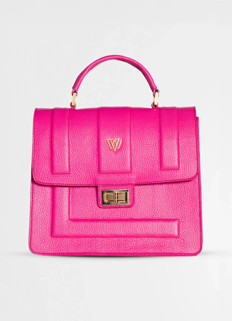 Pilar Small Satchel Bag<span> - </span>Rosado