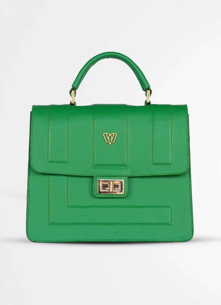 Pilar Small Satchel Bag<span> - </span>Verde