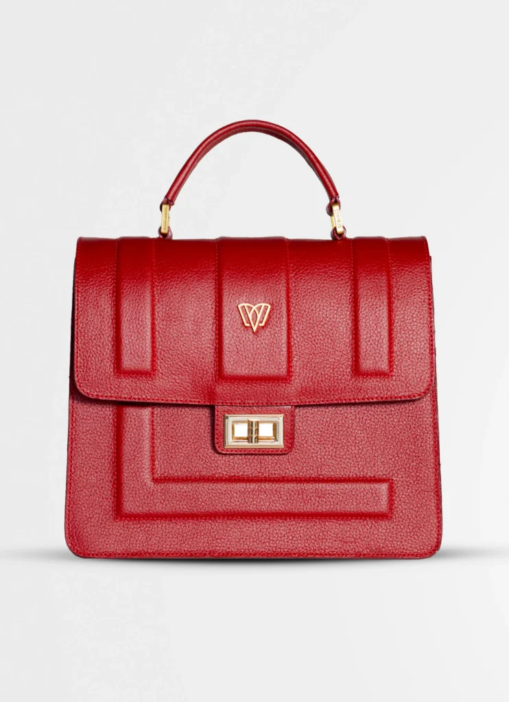 Pilar Small Satchel Bag<span> - </span>Rojo