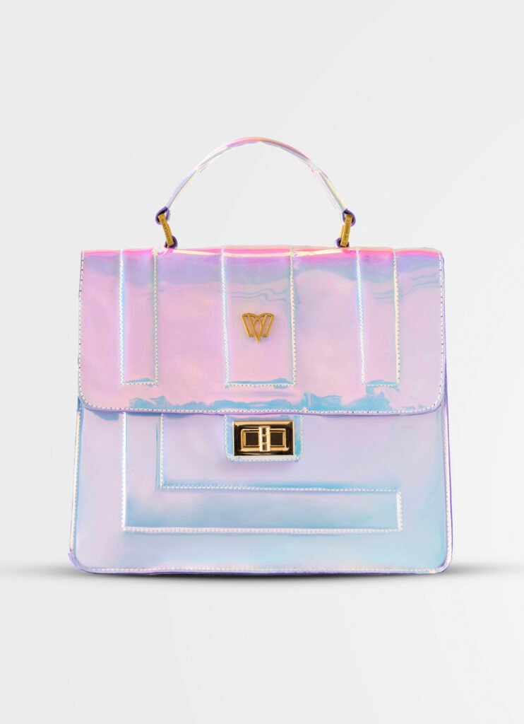 Pilar Small Satchel Bag | Iridescent