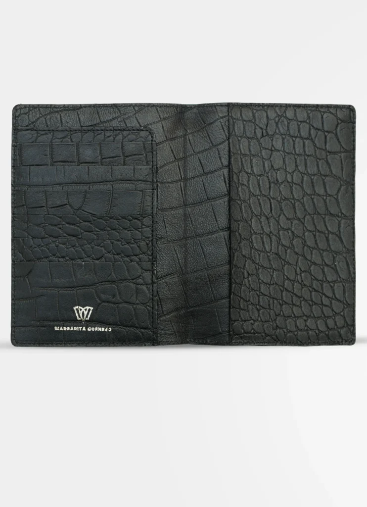 Portapasaporte  | Crocodile negro
