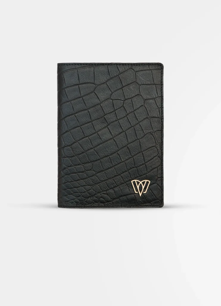 Portapasaporte  | Crocodile negro