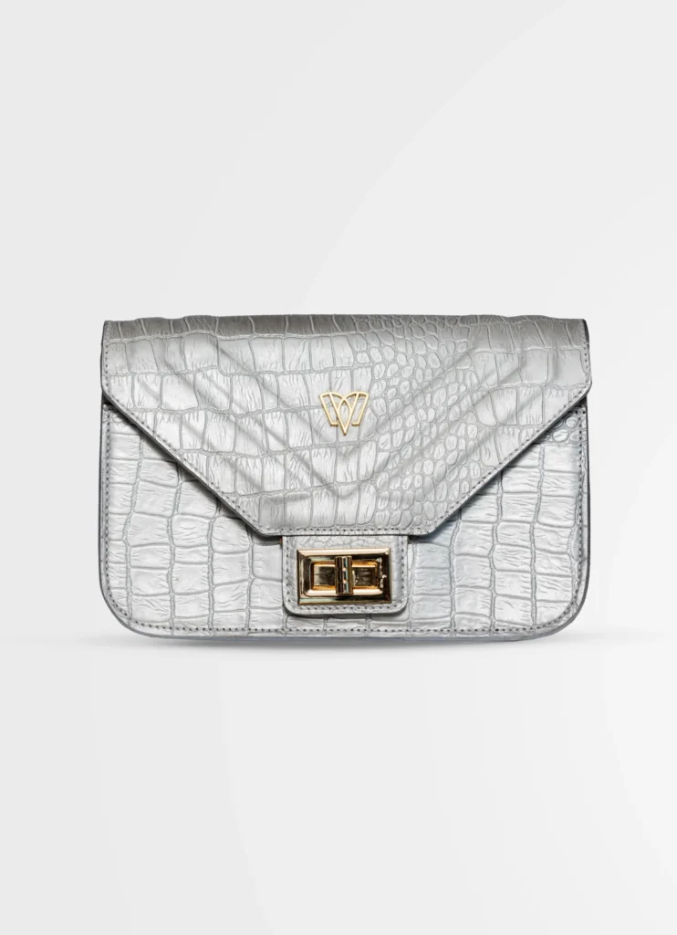 Split Mini Flap Bag | Crocodile