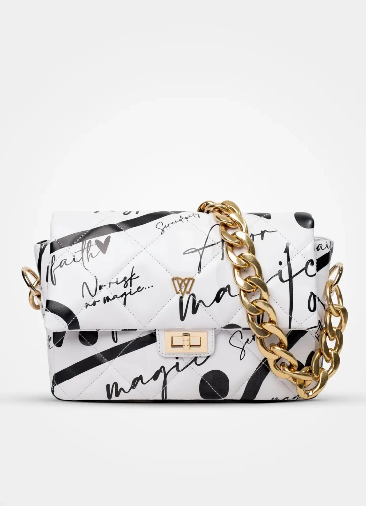 Serendipity Flap Bag | Love Print