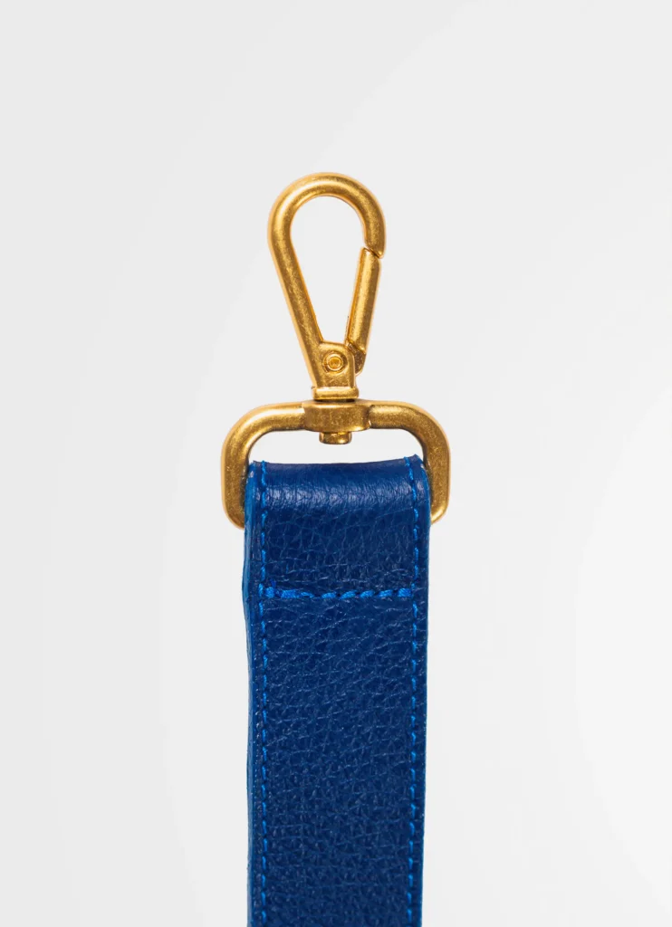 Leather Strap delgado | Azul Navy