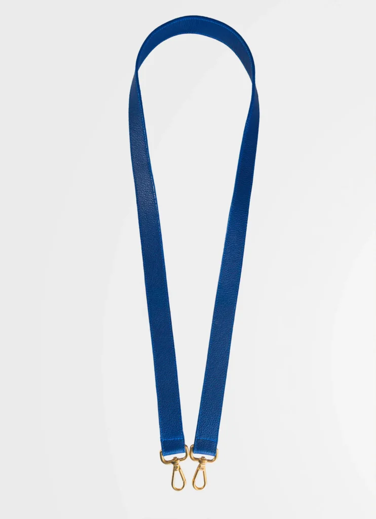 Leather Strap delgado | Azul Navy