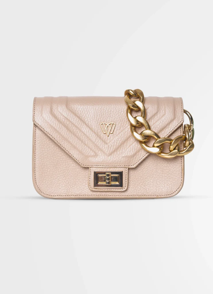 Split Mini Flap Bag Chunky Chain