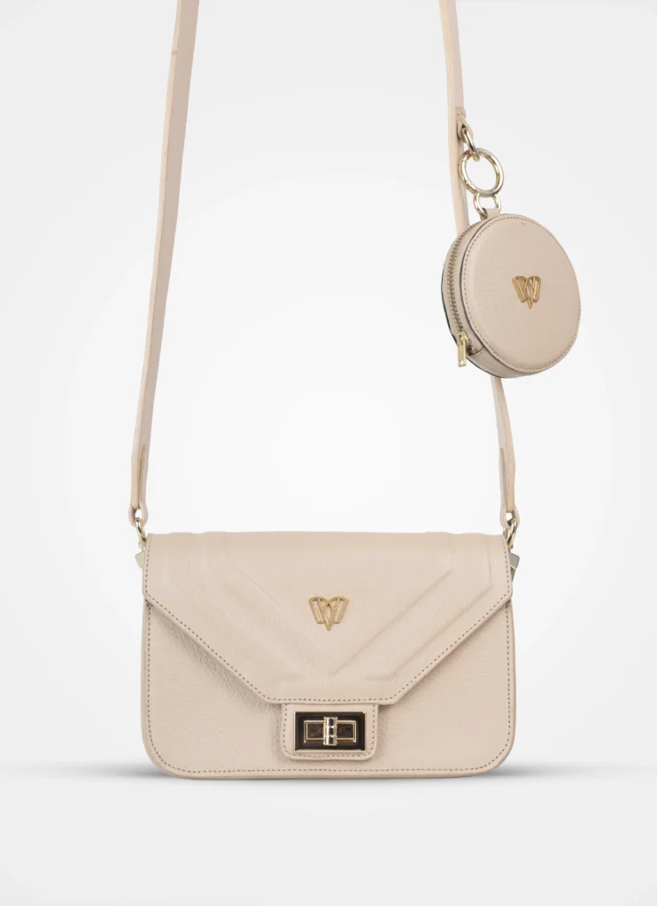 Split crossbody bag