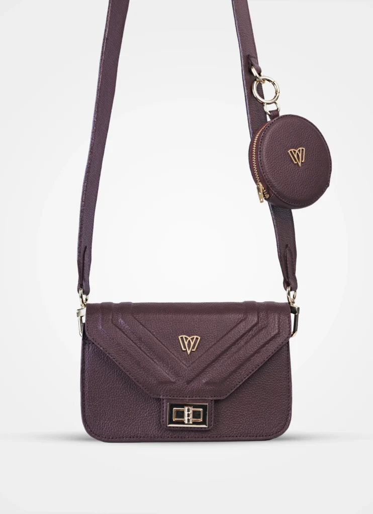 Split crossbody bag
