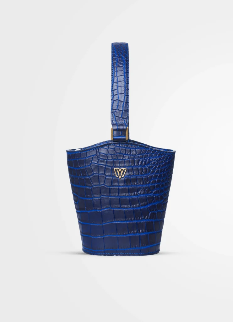 Olga Bag | Crocodile<span> - </span>Azul