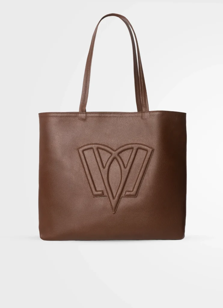 Verona bag- Leather Tote<span> - </span>18 x 14 pulgadas, Café