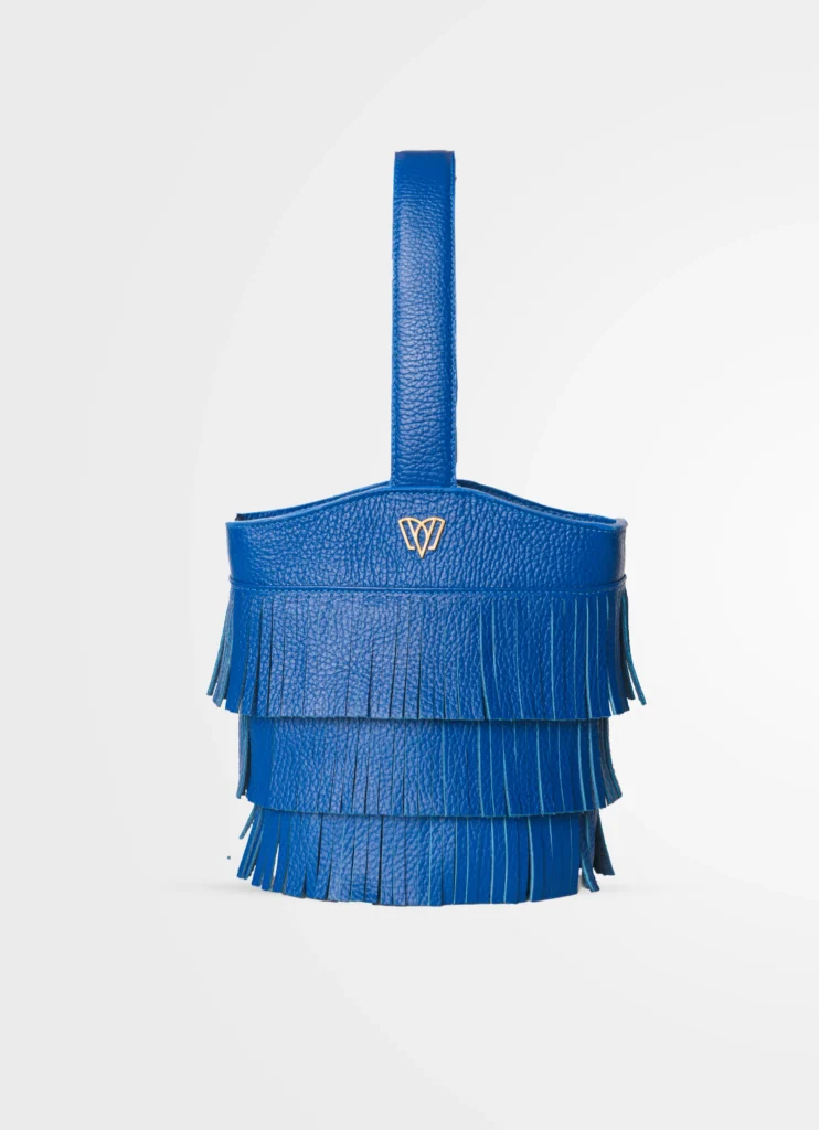 Olga Fringed Bag<span> - </span>Azul royal