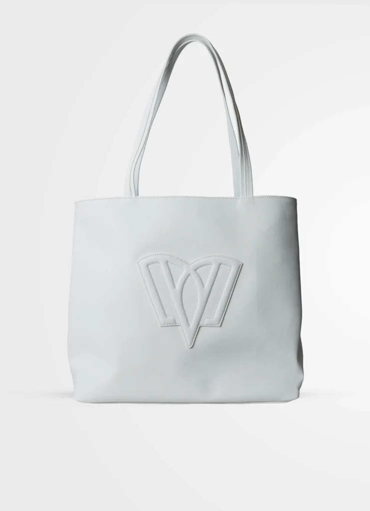Verona bag- every day tote<span> - </span>Blanco, 15 x 12.5 pulgadas